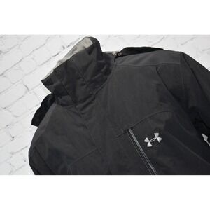Under Armour RECCO Avalanche Rescue System Jacket Mens Large Hooded Ski Snow